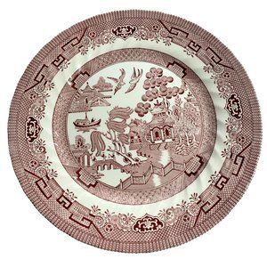 Wessex Collection England Red Willow Rosa Pink Dinner Plate 10" Replace Decor